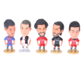 Miniatyrbillede 6 af 7: Fodboldstjernefigur Mini Fodboldspiller Bil Ornament Samling 7 7 7 7