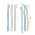 Miniatyrbilde 2 av 5: Ansiktsbarberingssett for kvinner 3 stk Eyebrow Razor Shaper Øyenbryns trimmer Ansiktshår Peach Fuzz Remover (farget)