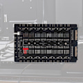Miniatyrbillede 3 af 5: Moderkort 4 Pin PWM Køler Fan Hub Splitter 16 Way Extension SATA Power Port