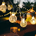 Miniatyrbild 3 av 5: Fjärrkontroll bubbelboll ljusslinga, 20 LED, inomhus