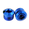Miniatyrbillede 1 af 9: 2 stk./ sæt Holdbar CNC-dækning Cykelpedal reparation dele Aluminium legering Blå