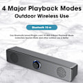 Miniatyrbillede 3 af 5: Hemmabioljudsystem Bluetooth-højttaler 4D Surround Soundbar Computerhøjttaler til TV Soundbar Box Subwoofer Stereo Musikboks 2