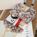 Pikkukuva 5 / 5: Mode Crossbody-käsilaukut Naiset Krokotyyli Pearl Chain A2