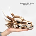 Miniatyrbilde 1 av 6: Simulering Resin Skull Ornaments DIY Aquarium Fish Tank Decora 1 1 1 1