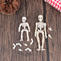 Miniatyrbilde 5 av 5: Miniatyrskjelett Actionfigurer Dukkehusting Pr F OneSize