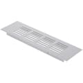 Ventilationsgaller i aluminium 200x60 mm för sockelventilation