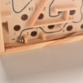 Miniatyrbild 6 av 6: 1 st Klassisk labyrintbräda balans brädspel utbildning Lear En storlek A one size