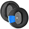 Miniatyrbillede 1 af 5: Bæredygtige svampe-kølende gel-ørekopper til Maxwell-hovedtelefoner - Memory Foam-ørekopper - Headset - Elastiske ærmer - Udskiftninger - Fodboldnet Football net