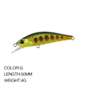 Miniatyrbilde 1 av 5: Minnow Baits Fiskekroker FÄRG G FÄRG G