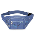 Pikkukuva 1 / 9: Kuumaleimatut kirjaimet vyölaukut Monitoimiset vyölaukut Rento crossbody-laukku blue