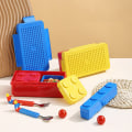 Miniatyrbillede 3 af 8: Kreative byggeklodser DIY Pixel Building Bento Box Madkasse C one size C one size