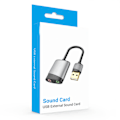 Miniatyrbillede 3 af 5: USB ekstern stereolydkort 3,5 mm USB-adapter USB til mikrofonhøjttaler Lydudstyr til Mac-book PC Laptop