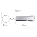 Miniatyrbillede 2 af 5: 120db Udendørs Overlevelsessikkerhed Metal Nøglering Nødsituationspipe