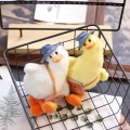 Miniatyrbillede 3 af 5: e Plys Nøglering Dame Dukke Nøglering Tegneserie Lovely Duck Bil Ba Gul