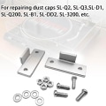 Miniatyrbild 4 av 11: Hinge-kit för reparation av skivspelarlock för Technics SL-D1 SL-Q200 SL-B1 SL-DD2 SL-3200