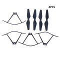 Miniatyrbilde 2 av 5: FOLD Drone Reservedeler Propeller Blad Rekvisita Guard Protec A