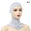 Miniatyrbild 1 av 7: Enfärgad Undersjal Hijab-Hätta Justerbar Stretchig Turban Ful A11 ONESIZE A11 ONESIZE