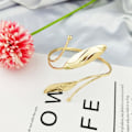 Miniatyrbillede 5 af 8: Bohemian Butterfly Leaf Charm Arm Chain Metal Hollow Out Geomet A1 one size A1 one size