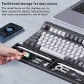 Miniatyrbild 2 av 8: Hagibis tangentbord handledsstöd dyna ergonomisk mjukt memory foam stöd svart OneSize Black OneSize