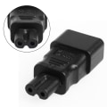 Miniatyrbild 2 av 9: IEC 320 C14 till C7 Adapter IEC C7 till C14 AC Adapter 3-polig C14 Han till C7 Hon
