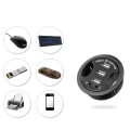 Miniatyrbilde 4 av 5: USB 2.0 Hub Montering In-Desk Multi Splitter Multi USB 2.0 Ports Power A