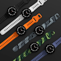 Miniatyrbilde 7 av 7: Silikonrem til Samsung Galaxy Watch 6 Classic 47mm 43mm/4 classic 46mm 42mm Armbånd Galaxy Watch 5/5pro 45mm/4/6 40mm 44mm Lys Grå Light Gray galaxy Watch 4 44mm