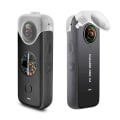Miniatyrbild 2 av 5: CDQ PC-linskydd för Insta 360 X3 panorama kamera Transparent TransparentCDQ