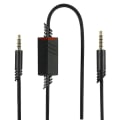 Miniatyrbillede 1 af 5: Reservekabel til A40-headset, lydkabel til /a40-gamingheadset, til sort Black