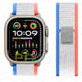 Miniatyrbild 1 av 7: Trailrem för Apple Watch Ultra 2 band 49mm 44mm 45mm 40mm 41mm 38mm 42mm 45 44 mm armband iWatch series 8 9 7 6 5 3 se blå orange blue orange 38 40 41mm