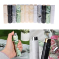 Miniatyrbilde 5 av 7: Bærbar påfyllbar parfyme sprayflaske Marmorering Tom Innhold Hvit & Gull 10ml tom White & Gold 10ml empty