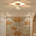 Miniatyrbilde 3 av 5: Krystalltaklampe, 60 W Mini Kvadratisk Lysekrone Innfelt Moderne Foldbar Nesten Taklampe, Soverom i Spisestue, E27 Sokkel