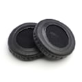 Miniatyrbilde 8 av 11: Runda 45-110 mm øreputer Erstatningssvamper Øreputer Universal øreputer Proteinlær hodetelefoner Øreputer null - 70MM null - 70MM
