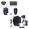 Miniatyrbillede 3 af 11: Gamepad til Pubg Mobile Bluetooth Kompatibel Mobilspil Controller Professionel Gaming Tastatur Mus Konverter Gaming null - 1