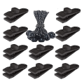 Miniatyrbild 1 av 5: Datian Presenningklämmor, Tunga Låsgrepp, 10-pack Presenningklämmor, Tältfästen, Poolöverdrag Bungee-snöre, Bilöverdrag