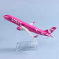 Miniatyrbild 1 av 8: 1:400 Metallflygplansmodell Viva Air Aircraft Modell Diecast Ai Röd one size Red one size