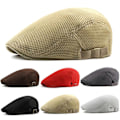 Miniatyrbilde 4 av 5: 1. Mäns Casual Hat Basker Kepsar Cabbie Flat Cap Andas Mes Brown