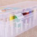 Miniatyrbilde 5 av 5: Sytrådsförvaringsboks 42 Spolar Case Transparent
