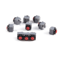 Miniatyrbilde 5 av 5: 10 stk Kailh Mute-knapp 6*6*7,3 Silent Switch trådløs museknapp Bu Grå one size Gray one size