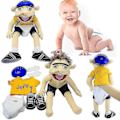 Miniatyrbild 1 av 5: 58 cm Jeffy Plyschleksak Jeffy Hatt Handdocka Spel Uppstoppad Docka Barnpresenter A