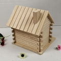 Pikkukuva 4 / 4: Puinen riippuva lintukodit BirdHouse ulkokäyttöön
