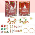 Miniatyrbilde 3 av 5: 24 Countdown Kalender Advent Surprise Blind Box Julberlock Gold