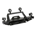 Miniatyrbillede 3 af 5: Bilchassi Stötfangerdele Modelldele RC Modelkits Anti-kollisionspanser Metal lavet til 1/10 Larvebånd Titanium