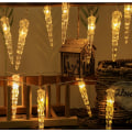 Miniatyrbilde 5 av 5: 5 meter 20 lamper (8 funksjoner solenergi), varm hvit LED Ic