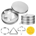 Miniatyrbillede 2 af 10: Squid Game Slikkepindepande Sæt - Rustfrit stål, Koreansk Honeycomb Cookie Maker til børn