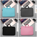 Pikkukuva 7 / 9: 11 13 14 15 15.6 tuuman kannettavan tietokoneen laukku kannettavalle MacBookille, harmaa grey 15 inches