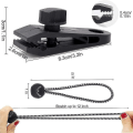 Miniatyrbild 4 av 5: Datian Presenningklämmor, Tunga Låsgrepp, 10-pack Presenningklämmor, Tältfästen, Poolöverdrag Bungee-snöre, Bilöverdrag