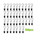 Miniatyrbild 2 av 5: Stringljusklämmor Hängkrokar: 100-pack Hängande ljusklämma Heavy Duty Metall String Party Light H