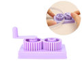 Pikkukuva 3 / 8: 1XCrimper Crimpverktyg för papper Quilling Papperhantverk DIY Quil Lila one size Purple one size