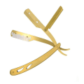 Miniatyrbillede 3 af 4: Traditionel barberkniv til mænd, sammenklappelig barberkniv i rustfrit stål + 10 høj kvalitet barberblade.