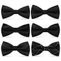 Pikkukuva 4 / 8: Mode Män Butterfly Party Bröllop fluga Black Bowknot Bowti 07 one size 7 one size